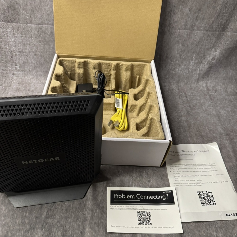 WiFi Cable Modem Router Netgear Nighthawk AC1900 C7000v2 - Picture 2 of 14